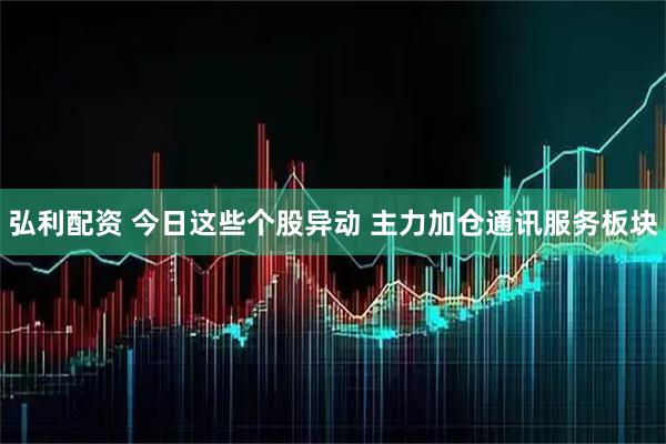 弘利配资 今日这些个股异动 主力加仓通讯服务板块